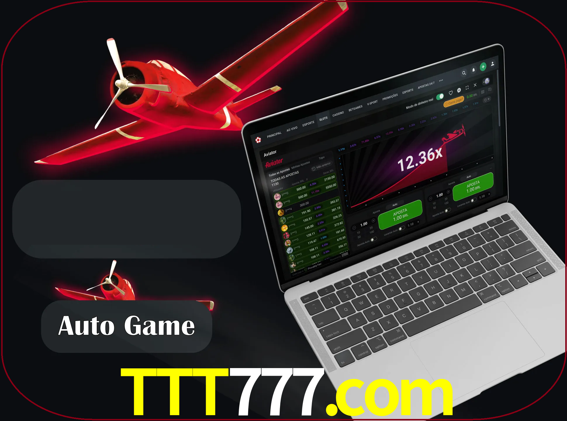 No modo automático, os jogos apostam e sacam seu dinheiro automaticamente.