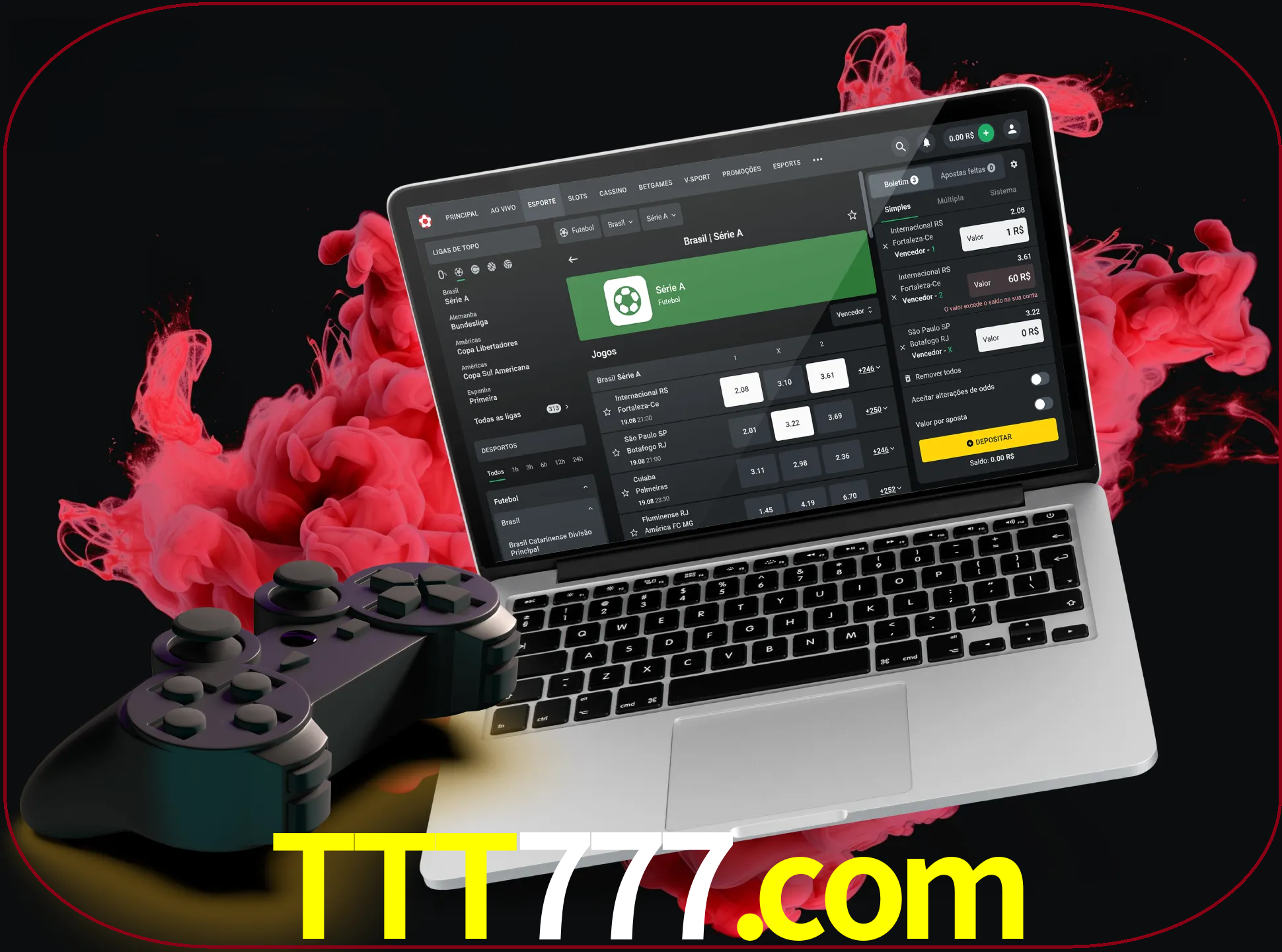 Visite a secção especial de jogos de vídeo em ttt777 para descobrir em que jogos pode apostar e ganhar muito dinheiro.