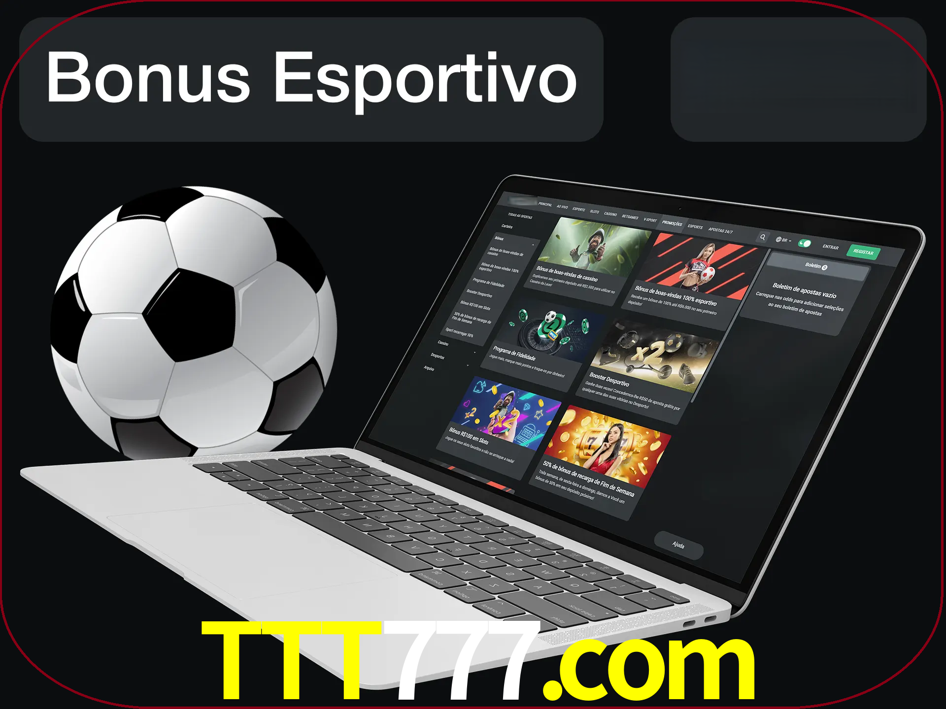 Antes de começar a apostar, use o bônus esportivo.