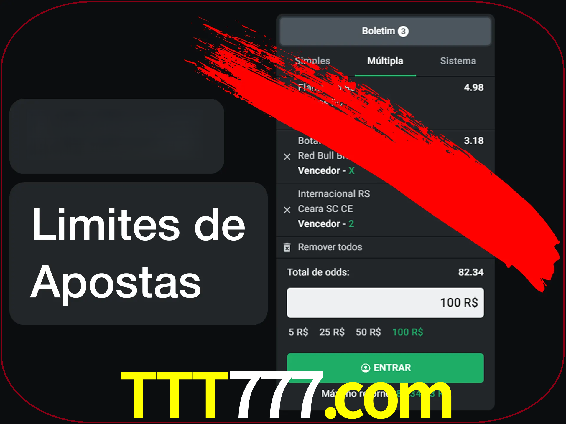 Não faça apostas loucas.
